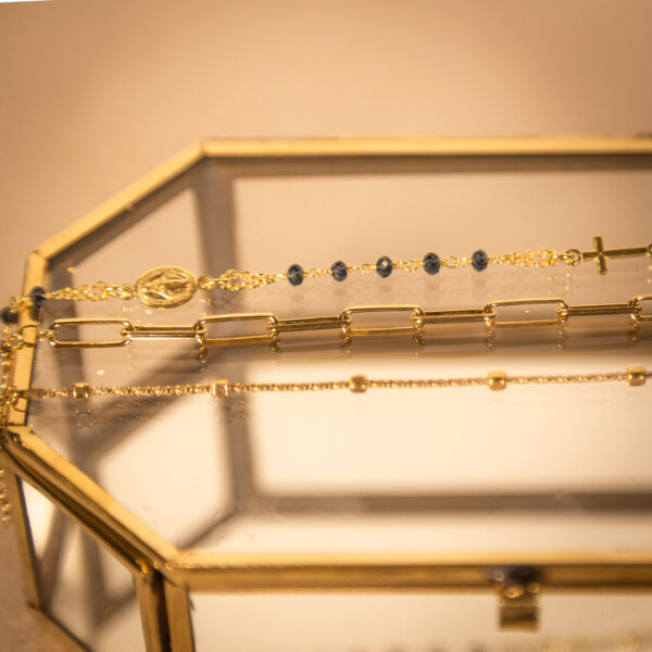 Bracciale palline alternate