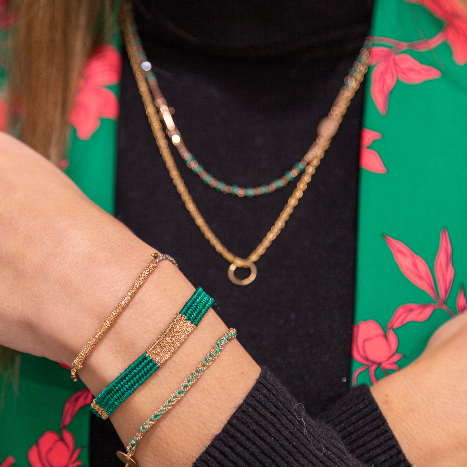 Bracciale Weave dischetto