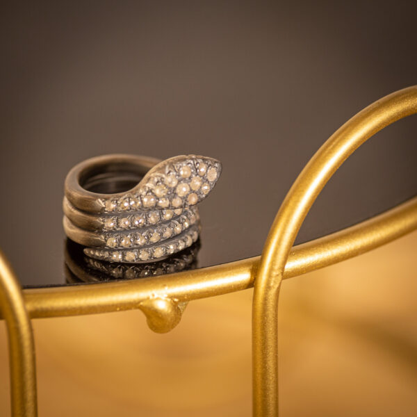 Anello serpente diamanti