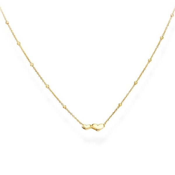 Collana Doppio Cuoricino Oro