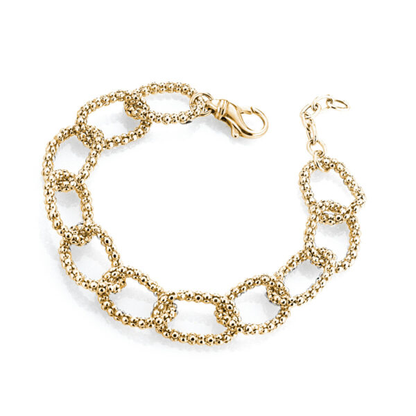 Bracciale maglia ovali morbido