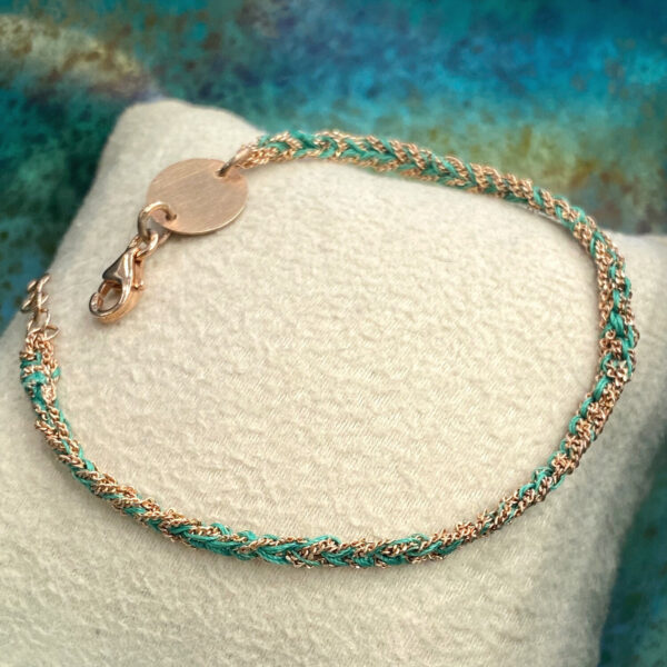 Bracciale Weave dischetto