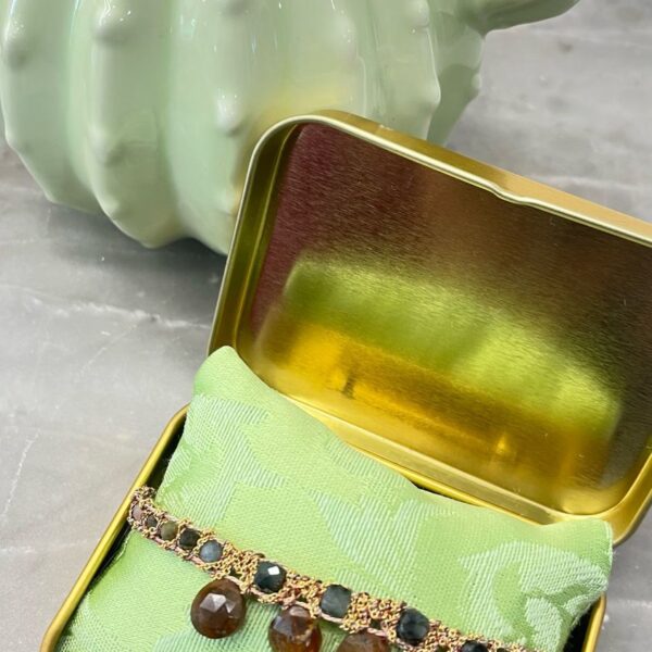 Bracciale Muamara Drop Tormalina - Smeraldo - Hassonite